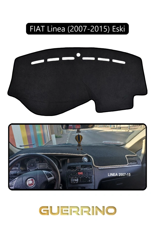 FIAT Linea 2007-2015 Modellerine Uygun ESKİTORPİDO KORUMA HALISI SİYAH KENAR