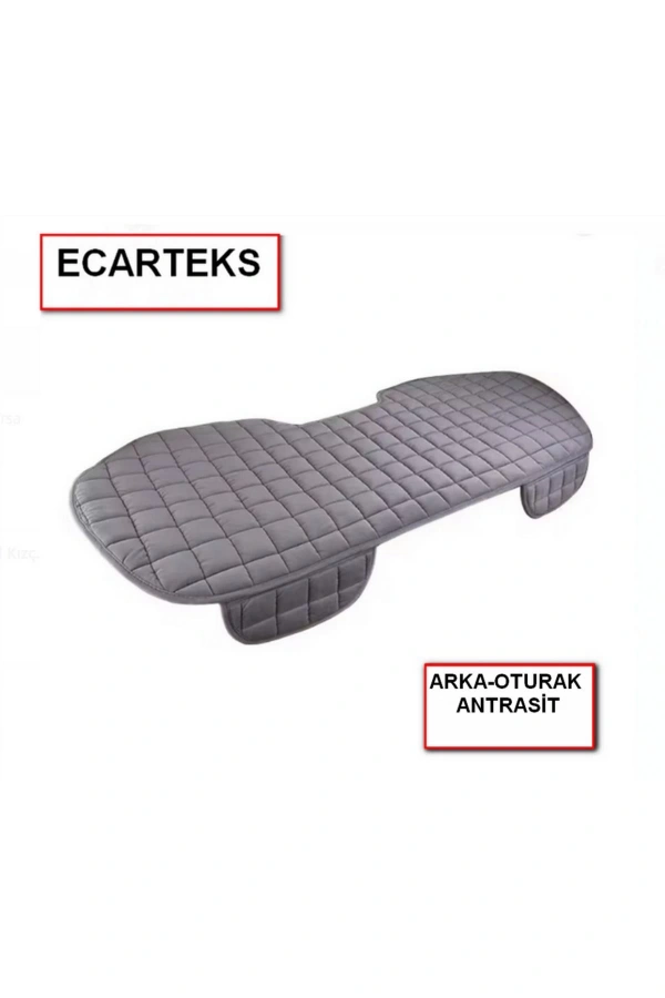 Audi A3 Soft Ortopedik Cepli Oto Kılıf- Minder Seti (3 parça) Antrasit