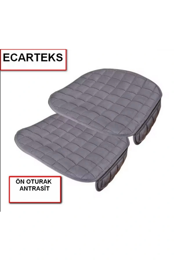 Audi A3 Soft Ortopedik Cepli Oto Kılıf- Minder Seti (3 parça) Antrasit
