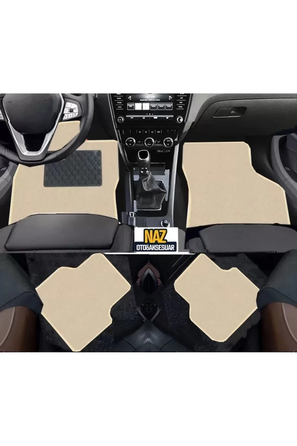 BMW E 93 2007 - 2013 Bej Halı Bej Kenar Petek Topuk