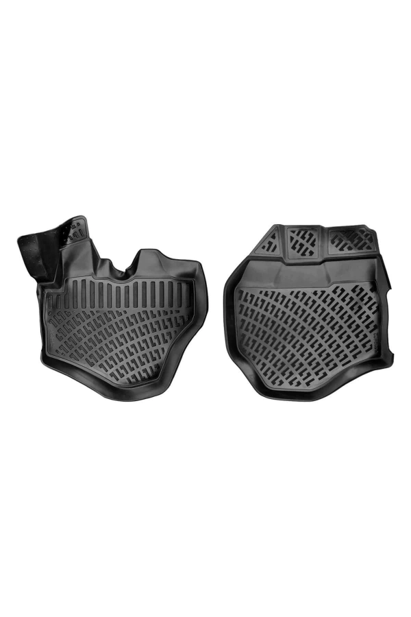 Connect PANELVAN (2 Parça) 2002-2013 3D Siyah Kokusuz Havuzulu Paspas Takımı