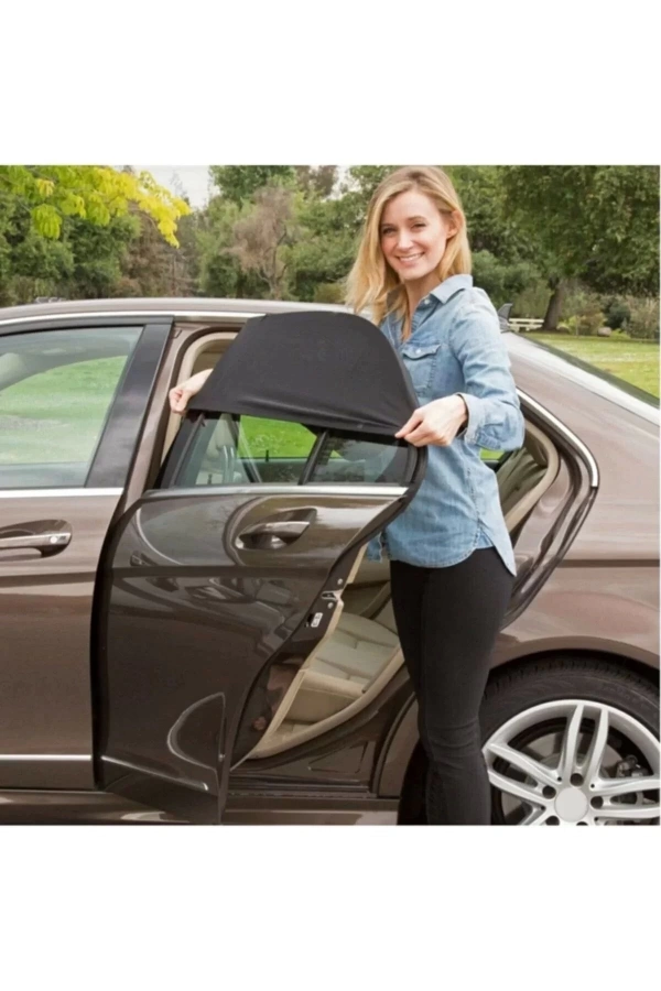 Fiat Bravo 2008-2018  Uyumlu 2 Adet Oto Yan Cam Güneşliği, Arka Cam Güneşliği/Perde