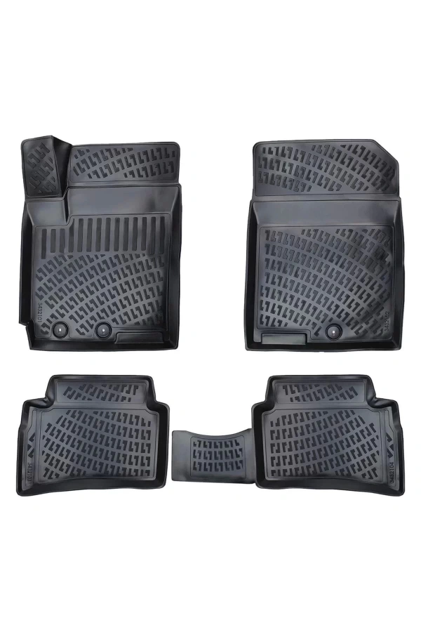 Kia Sportage 2005-2010 3D Siyah Kokusuz Havuzulu Paspas Takımı