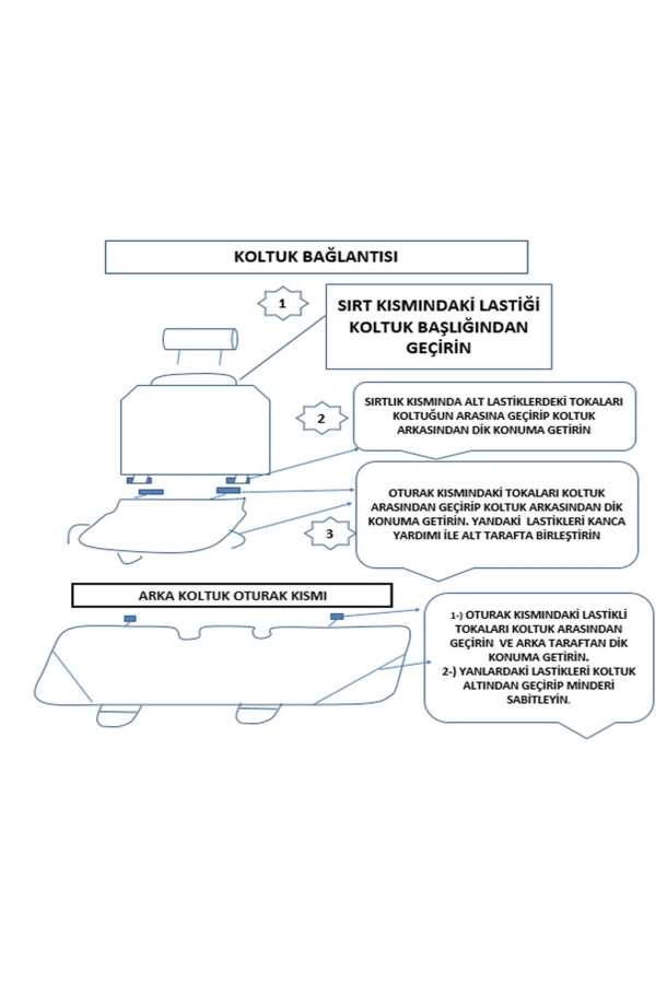 Araba Koltuk Soft Ortopedik Cepli Oto Kılıf- Minder Seti (3 parça) Bej