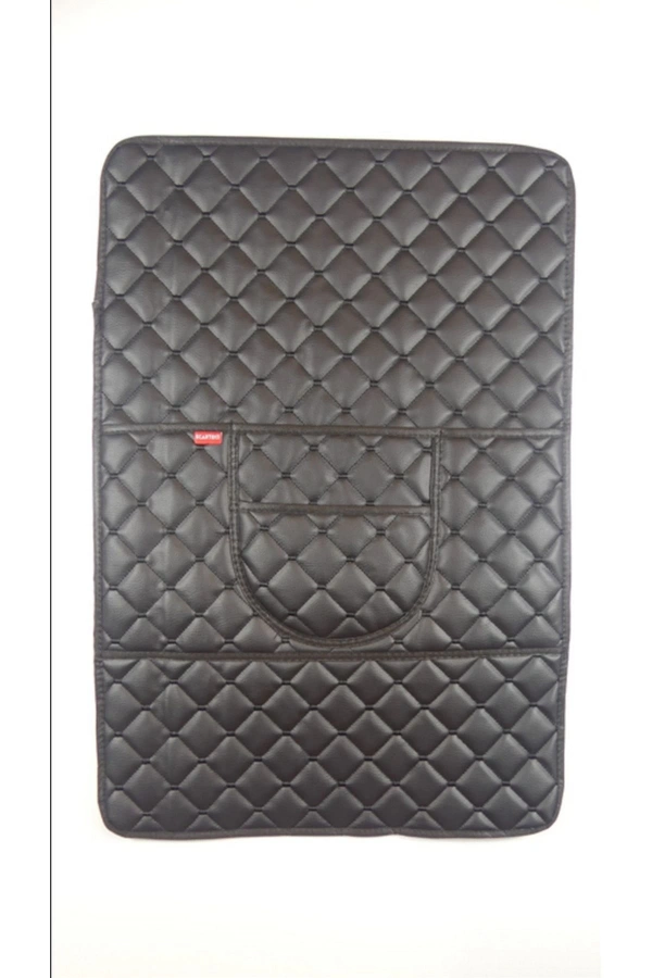 Lüks Deri Cepli Araç Koltuk Arkası Organizer Siyah