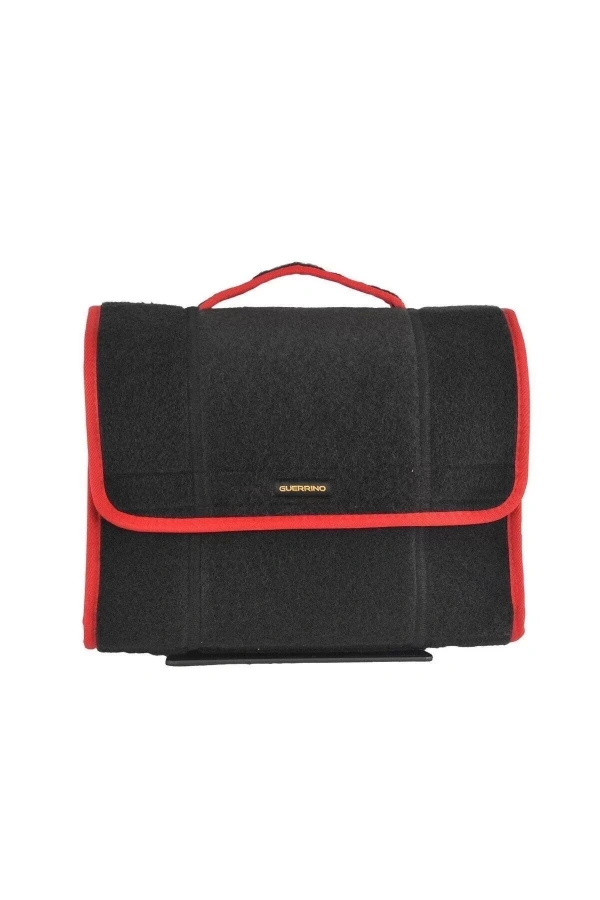 Mini-Midi-Maxi 3lü Bagaj Çantası Seti, Kenar Renk Kırmızı