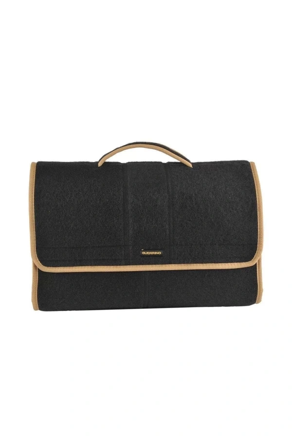 Mini-Midi-Maxi 3lü Bagaj Çantası Seti, Kenar Renk Krem