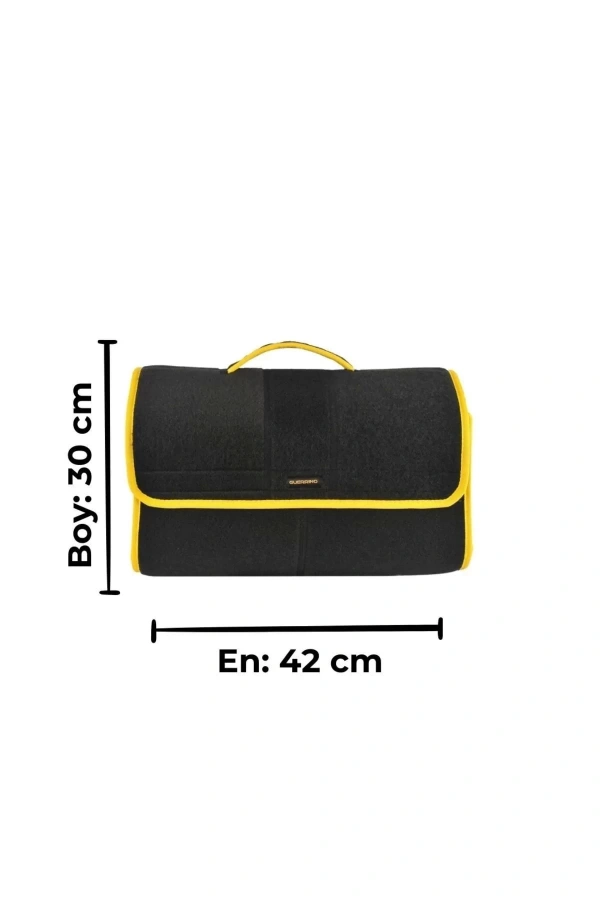 Mini-Midi-Maxi 3lü Bagaj Çantası Seti, Kenar Renk Sarı