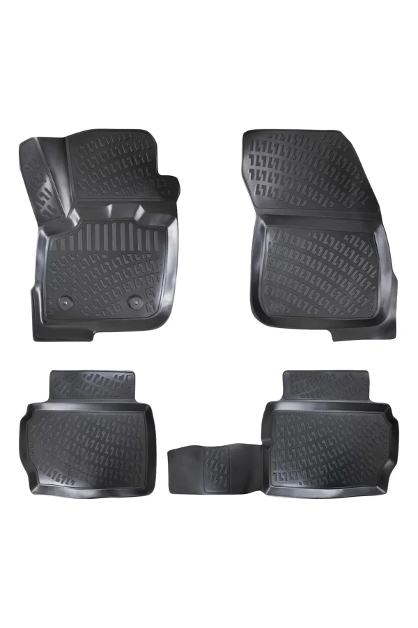 Mondeo 2001-2007 3D Siyah Kokusuz Havuzulu Paspas Takımı