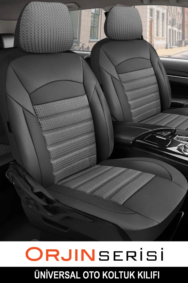 NAZ OTO Orjin Jakar Kumaş Oto Koltuk Kılıfı - Üniversal 5 Koltuk Tam Set