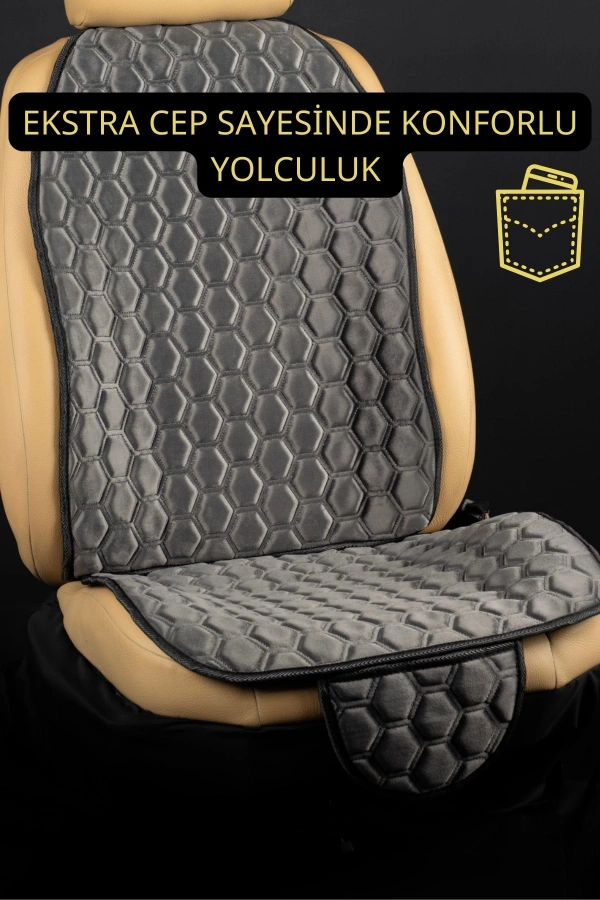 PREMİUM BABYFACE KUMAŞ OTO MİNDER SETİ ANTRASİT( 7 PARÇA)