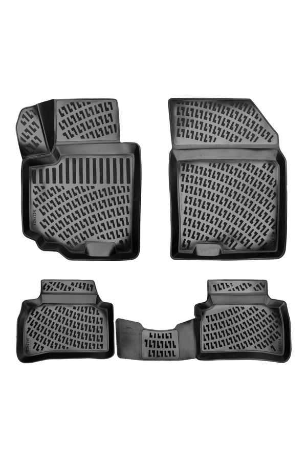 Suzuki Vitara 5 Kapı 2005-2014 3D Siyah Kokusuz Havuzulu Paspas Takımı