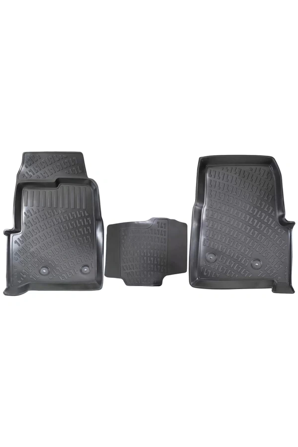 Transit 2013-2019 3D Siyah Kokusuz Havuzulu Paspas Takımı