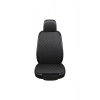 NAZOTO Araba Koltuk Minderi Kumaş Ikili Koltuk Minderi Terletmez Ergonomik Siyah Siyah