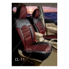 QUALİTY Petek Kumaş bordo-siyah Deri ORTAPEDİK Oto Kılıfı