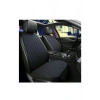 Araba Terletmez Ergonomik Koltuk Minderi (7 Parça) - 5 Koltuk Tam Set Siyah Mavi