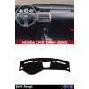 Honda Cıvıc (1994-2000) 3d Torpido Koruma Kılıfı - Ön Göğüs Panel Kaplama - Kırmızı Şerit