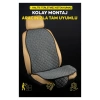 Fiat 500L 2013 - 2022Terletmez Kaymaz Keten Oto Minder Kılıf Komple Set ( 7 Parça ) Gri