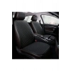 Araba Koltuk Deri Minderi 7 Parça Ön ve Arka Oturak Sırt Dayama Minder Siyah Siyah
