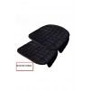 Araba Koltuk Soft Ortopedik Cepli Oto Kılıf- Minder Seti (3 parça) Siyah