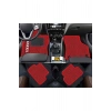 BMW F 10 2013 - 2017  Kırmızı Halı Kırmızı Kenar Petek Topuk