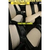 Chevrolet Lacetti Terletmez Kumaş Minder Seti 7 Parça Full Takım Bej-bej