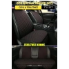 Chevrolet Spark Terletmez Kumaş Minder Seti 7 Parça Full Takım siyah-kırmızı