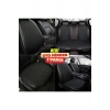 Ford Ranger Koltuk Deri Minderi 7 Parça Ön Ve Arka Oturak Sırt Dayama Minder siyah-siyah