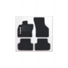Toyota Auris 2006-2012  Siyah Halı Gri Kenar Petek Topuk