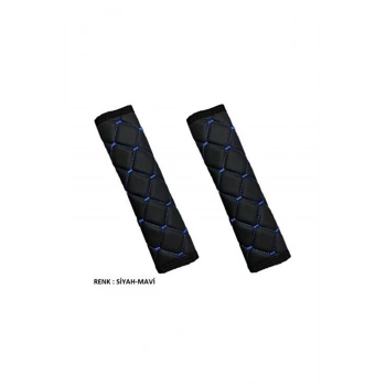 Araba Üniversal Emniyet Kemer Konforu Renk-siyah-mavi