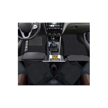 FORD ECOSPORT 2016 +   Siyah Halı Siyah Kenar Petek Topuk