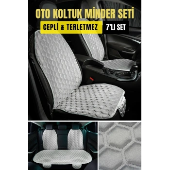 Araba Terletmez Ergonomik 7’Lİ OTO KOLTUK MİNDERİ BABY FACE KUMAŞ