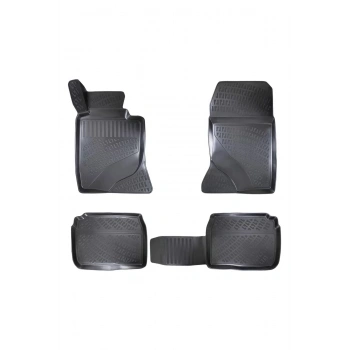 Mercedes E Serisi W212 2010-2016 3D Siyah Kokusuz Havuzulu Paspas Takımı