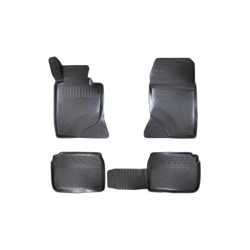 Mercedes S Serisi W222 Not Long 2014 Sonrası 3D Siyah Kokusuz Havuzulu Paspas Takımı