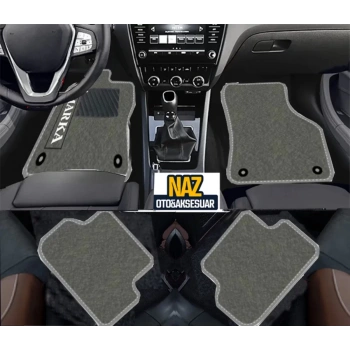 Opel astra f tek kapı 1998 - 2002 tk Gri Halı Gri Kenar Petek Topuk