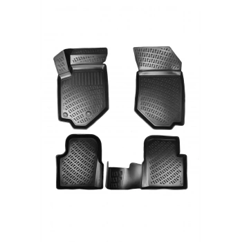 Opel Mokka 2021 Sonrası 3D Siyah Kokusuz Havuzulu Paspas Takımı