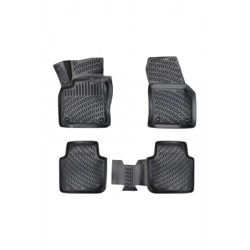 Seat Toledo 1998-2004 3D Siyah Kokusuz Havuzulu Paspas Takımı