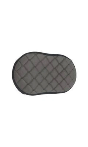 Kol Dayama Örtüsü Oval Gri Deri Gri Desen