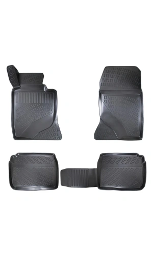 Mercedes GLK 2008-2015 3D Siyah Kokusuz Havuzulu Paspas Takımı