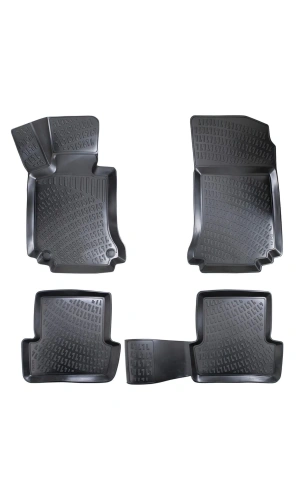 Mercedes CLA 2019 Sonrası 3D Siyah Kokusuz Havuzulu Paspas Takımı