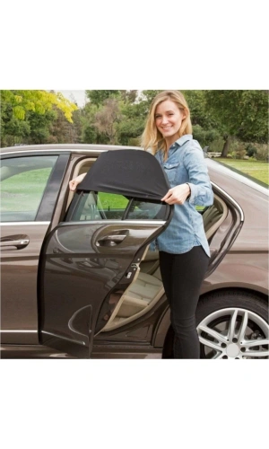 Renault Clio 2 Hb 1998-2004 Uyumlu 2 Adet Oto Yan Cam Güneşliği, Arka Cam Güneşliği/perde