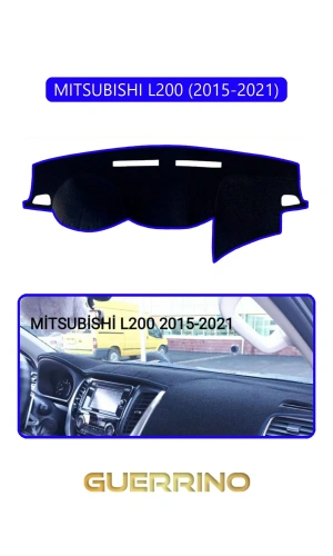 MITSUBISHI L200 2015-2021TORPİDO KORUMA HALISI MAVİ KENAR