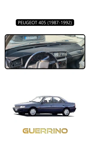PEUGEOT 405 (1987-1992) ;TORPİDO KORUMA HALISI SİYAH KENAR