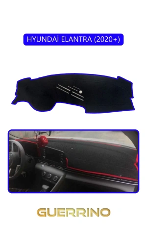 HYUNDAİ ELANTRA 2020+TORPİDO KORUMA HALISI MAVİ KENAR