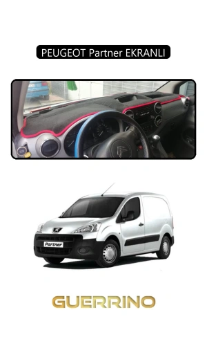 PEUGEOT Partner EKRANLITORPİDO KORUMA HALISI SİYAH KENAR