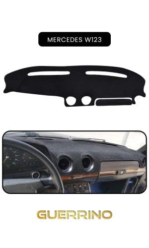 MERCEDES W123TORPİDO KORUMA HALISI SİYAH KENAR