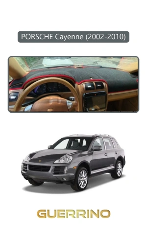 PORSCHE Cayenne (2002-2010) - (955 / 957; )TORPİDO KORUMA HALISI GRİ KENAR