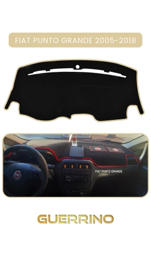 FIAT Punto grande 2005-2018 Modellerine UygunTORPİDO KORUMA HALISI BEJ KENAR