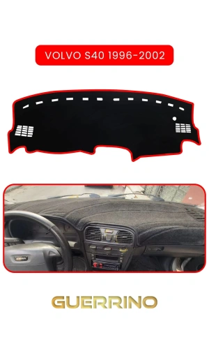 VOLVO S40 (1996-2002)TORPİDO KORUMA HALISI KIRMIZI KENAR