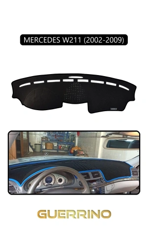 MERCEDES W211 2002-2009TORPİDO KORUMA HALISI SİYAH KENAR